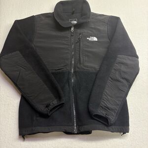 VINTAGE The North Face Jacket Women M Black Fleece Denali Windbreaker Polartec